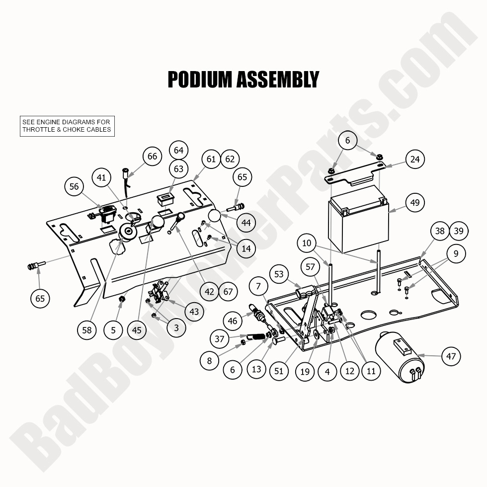 2020 Revolt - Podium Assembly